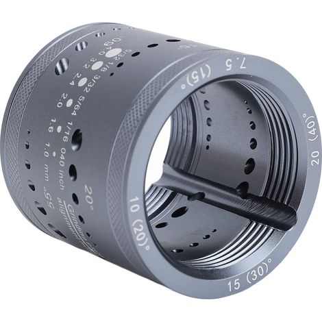 Affûteur électrode tungstène soudure TIG multi-angle 6 logements 8 angles 48 trous aluminium acier tungstène +10 meules 3 axes CNC (1/5)