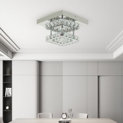 Double Tier Square Crystal Celling Light (1/5)