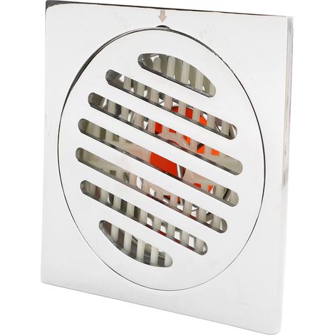 Scarico a pavimento magnetico levitante – argento – antiodore – bagno