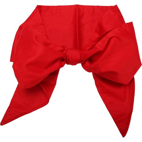 Nouveau-né lange en coton avec nœud papillon pour bébé, séance photo (Rouge) (1/5)