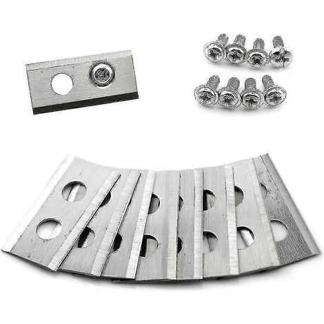 Lames de rechange pour tondeuse robot, 24 lames argentées