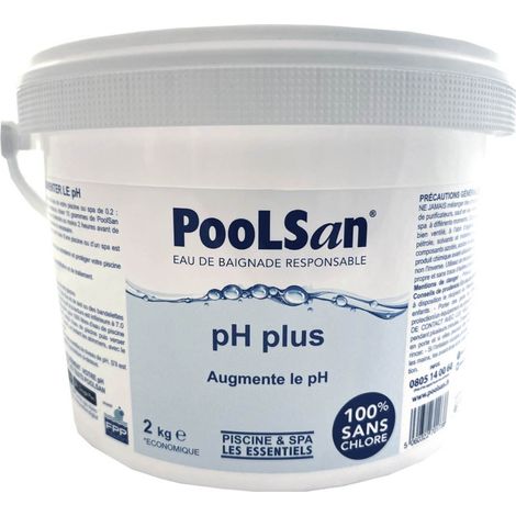 Correcteur de pH plus piscine Poolsan seau 2 kg