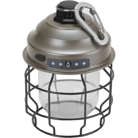 Lanterne suspendue extérieure rechargeable pour camping, lampe de tente vintage portable, éclairage pour jardin patio terrasse fête (1/5)