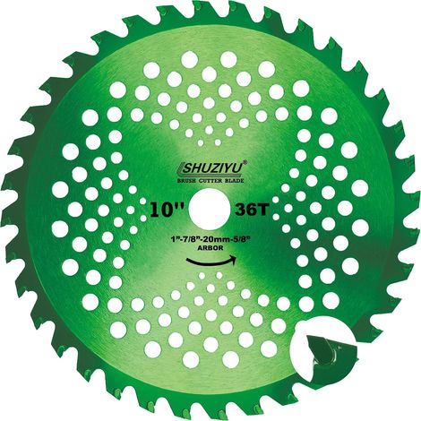 254mm-36T, 25.4mm Shaft, With Washer Adapter 565-20-15.8mm, Brush Cutter Blade (1/5)