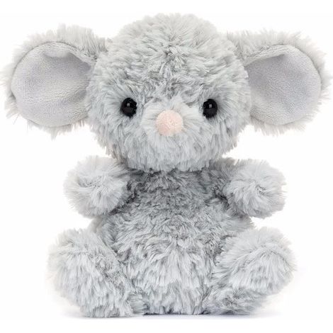 Figurine de collection en peluche Petite souris douce 15 cm objet décoratif cadeau de collection