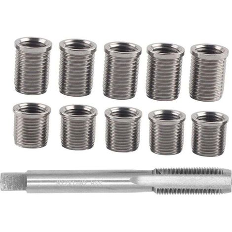 Kit de Réparation Filetage Bougie Allumage Boulon M10x1.0 M12x1.0 Accessoires Automobile Robinet