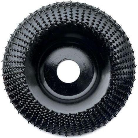 Polierscheibe für Winkelschleifer, 125 mm, kleine Bogenschleifscheibe, Holzschnitzscheibe, Holzraspelscheibe – 125 x 19 mm (1/5)