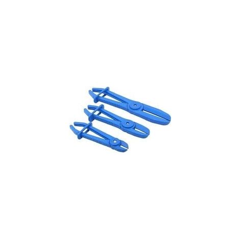 Pinces à Durite, 3 Pièces Pinces de Tuyau Ligne, Pinces à Clamper Les Durites, Pince Collier Durite, Pince Durite Refroidissement pour Tuyaux à Essence, Economie de Carburant, 155, 185, 250mm (1/5)