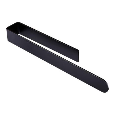 Porte-serviette porte-serviettes noir salle de bain porte-serviettes collant 37 cm