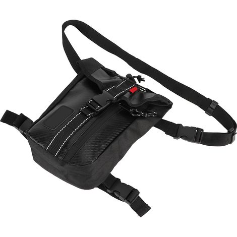 Sacoche de jambe/de ceinture/de moto étanche et résistante en fibre de carbone (1/5)