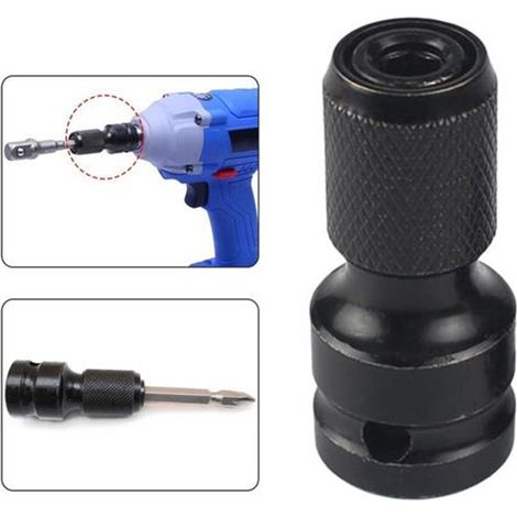 ADATTATORE DA 1/2" QUADRO A 1/4" ESAGONALE PORTAINSERTI VALEX (1/5)