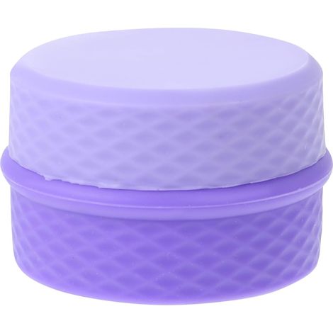 Waterproof and Portable Silicone Travel Cream Pot with Spoon, Cosmetic Sample Box for Camping and Travel (1/5)