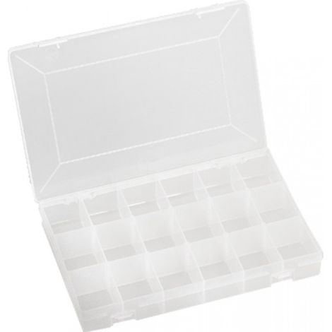 OHA Sortimentskasten leer mittel Nr.5108 transparent m.Deckel Gr.270x180x42 mm