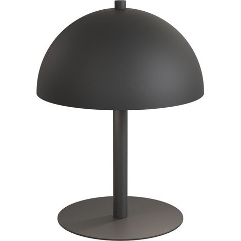 Lampada da Tavolo Mogu, Metallo, Nero, 18x24x18 cm
