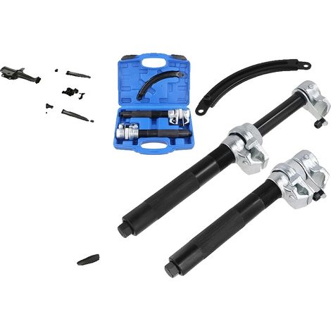 Compresseur de ressort à spirale, Capacité de charge maximale 2645 lbs, Capacité de mâchoire 2.7-10.6 pouces, Construction en acier durable, Comprend un étui de transport, Poids 12 lbs (1/5)