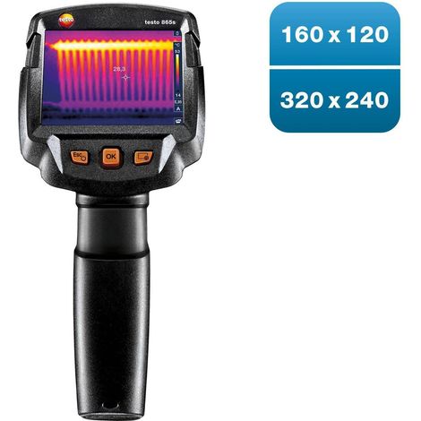 Termocamera professionale testo 865 kit,120mk,160x120 px, tes 0560 8650