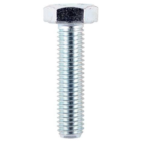 TIMCO M16 x 75mm Hexagon Head Tensile Zinc Set Screw Grade 8.8 - 25