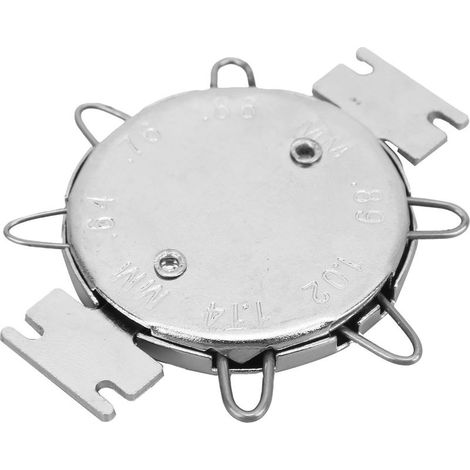 Gauge of spark plug 0,64-1,14 mm 0,025-0,045 inches, accessories of motorcycle for measured the adjustment, silver (1/5)