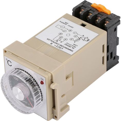Contrôleur de température analogique à cadran E5C2-R, instrument de contrôle de température sur rail DIN (1/5)