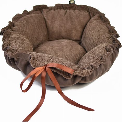 Lit Daisy marron + structure marron 80 cm (1/5)