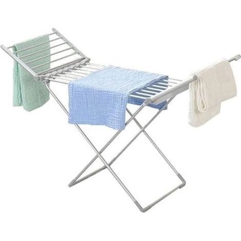 Sèche-Linge Electrique À Ailes, Porte-Serviettes D'intérieur sur PiedSéchoir Pliable À Faible Consommation D'énergie, 230W, A375