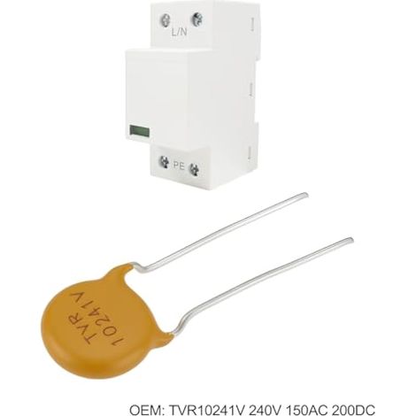 Lot de 10 varistances à oxyde métallique TVR10241V 240V 150AC 200CC compatibles avec la protection contre les surtensions TKS (1/5)