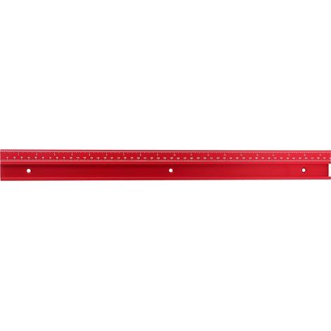 Poignée de Poussée de Goulotte à Bois pour Menuisier, Rail de Guidage en Alliage d'aluminium, Fente en Alliage d'aluminium Rouge, Piste en T en Alliage d'aluminium, Fraises (1/5)