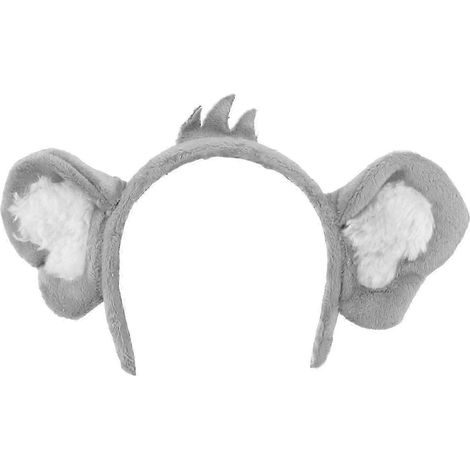 1 pince à cheveux Koala en forme d'oreilles de koala (gris clair) (1/5)