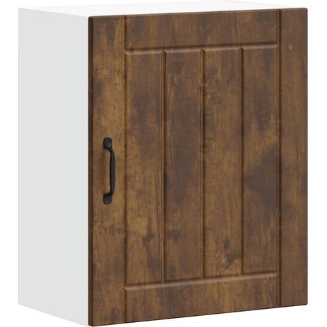 Maison Exclusive - Pensile da Cucina Lucca Rovere Fumo in Legno Multistrato