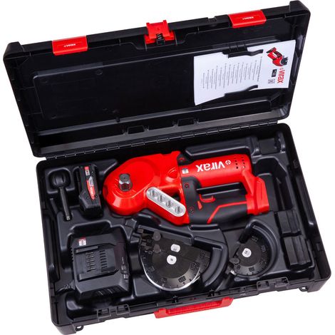 VIRAX MINISTEM BIEGER 18V 14-16-20MM KOMPAKTES und LEICHTES 18V Biegegerät 4,9 kg / 1x 2,0 Ah Akku + Ladegerät in Virabox - 251777