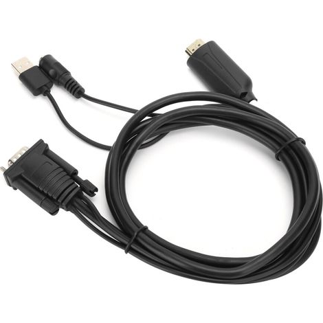Cable de conexión para monitor, compatible con modo extendido y modo espejo, apto para múltiples monitores y con diseño de bloqueo de seguridad (1,8 metros). (1/4)