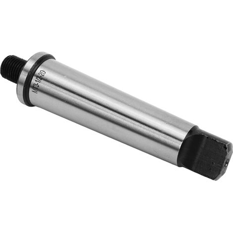 Mandrin de perçage MT3, cône Morse 3MT vers filetage 1/2-20, adaptateur en acier trempé, queue conique, taraudage 12,7 mm, pour perceuse à colonne, haute précision (1/5)