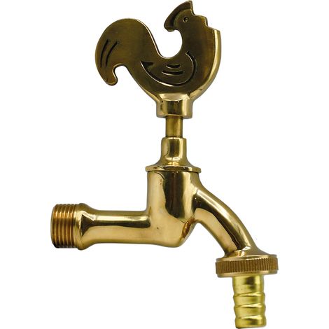 RUBINETTO ORNAMENTALE 'GALLO' 1/2 con maniglia  - LIF