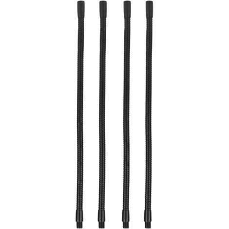 Estink Tuyau de Lampe à Col en Aluminium 10 Mm Calibre Table Flexible Table de Flexible d'éclairage du Tuyau pour les Lampes de Bureau Bricolage, Lumières de l'usine 4 Pcs (35 cm) (1/5)