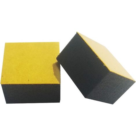 20 stabilisateurs mousse noire pour cadre tableau Dibond - Ecarteurs muraux en mousse noirs (1/5)