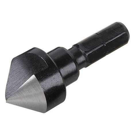Wolfcraft – Fraise pour perceuse – Ø 12mm – Pour bois, plastiques et métaux non-ferreux – Queue hexagonale pour changement rapide – Angle 45° (1/5)