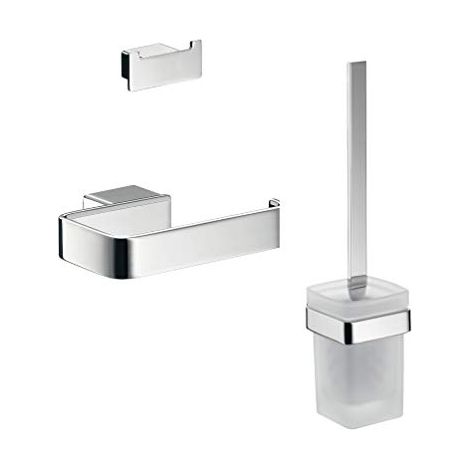 emco loft kit WC, porte-papier sans couvercle, chromé, 059800102, (1/4)