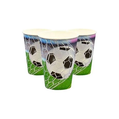 ¡Gol Vasos de papel, 8 unidades