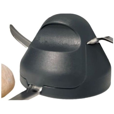 Le couteau pétrisseur est étanche à la poussière et vous protège des miettes de pâte et de la saleté. Nettoyage rapide du couteau. (1/4)