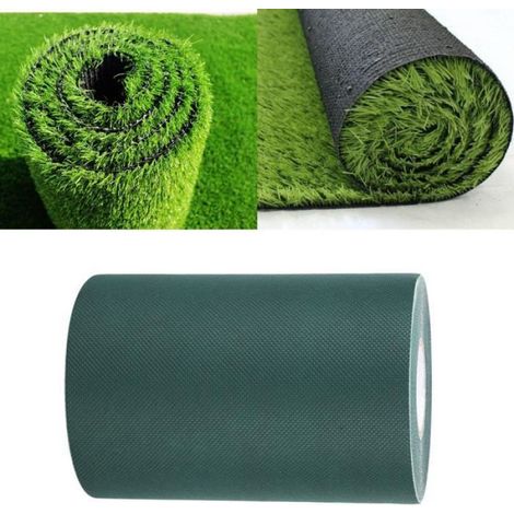 Bande De Jonction Pour Gazon Artificiel - Tissus Non Tissés - 150 mm x 10 m - Noir Ou Vert (1/4)