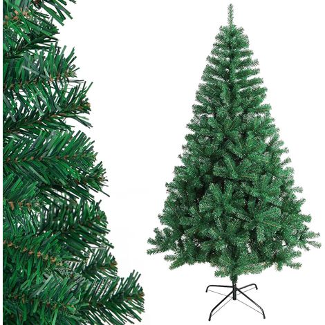 Albero Natale Artificiale Denso 150 cm metallo 450 Rami (1/5)
