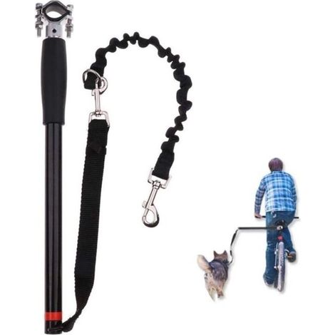 Laisse de Vélo Mains Libres Chien,Chien Laisse d'exercice Installation et Retrait Facile,pour Cyclisme et  Les Animaux de Compagnie Entraînement Jogging Réglable Laisse Chiot
