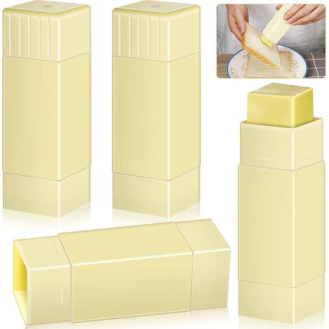4-teiliger Butterstangenhalter, Butterstreicher, Spender, Maiskolben (1/5)