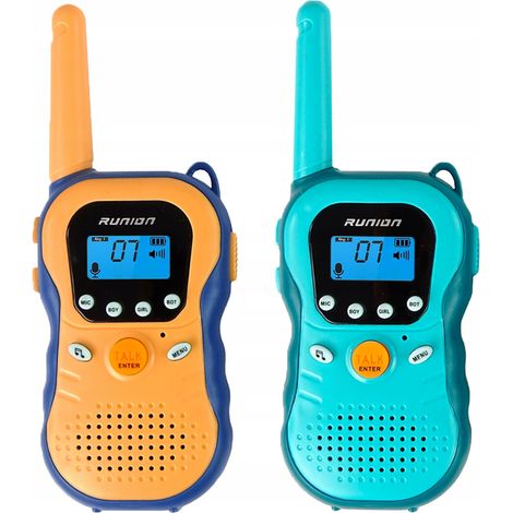 WALKIE TALKIE PER BAMBINI CON DISPLAY LCD E PORTATA 3 KM, 2 PEZZI. (1/5)