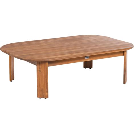 Table Basse de Jjardin en Bois d'Acacia 80 x 120 cm Marron Talsano (1/5)