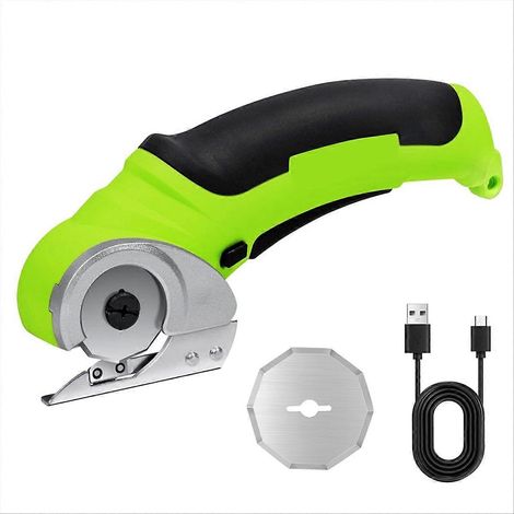Ciseaux à tissu électriques sans fil, cutter rotatif électrique, ciseaux robustes pour carton, ciseaux de couture rechargeables (1/5)