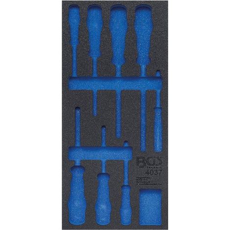 Insert de Servante d Atelier 1/3 Vide - 197 x 42 x 405 mm - Compatible Art. 4037 - Organisation et Praticité - D-Work