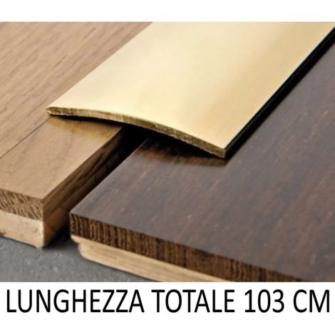 PASSATOIA ADESIVA CM.103 OTTONE LUCIDO (1/2)