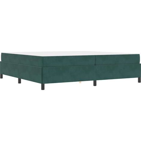 Estructura de cama Verde oscuro, Verde y Blanco 200 x 200 cm vidaXL (1/5)
