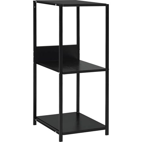 vidaXL Scaffale Libri Piccolo Dritto Nero 33,5x39,6x79,7cm (1/5)